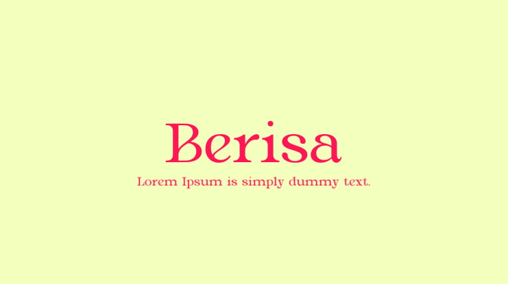 Berisa Font