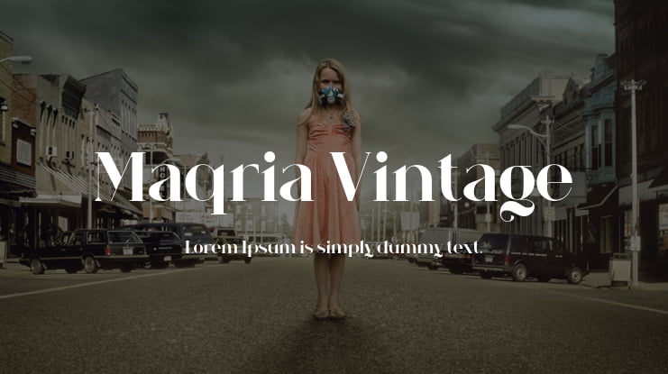 Maqria Vintage Font