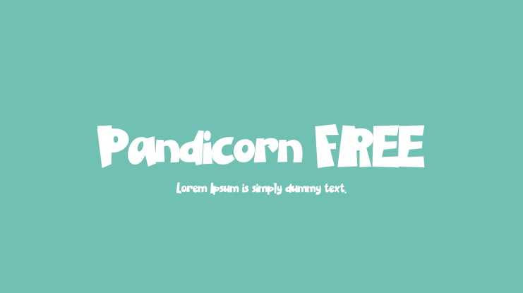 Pandicorn FREE Font