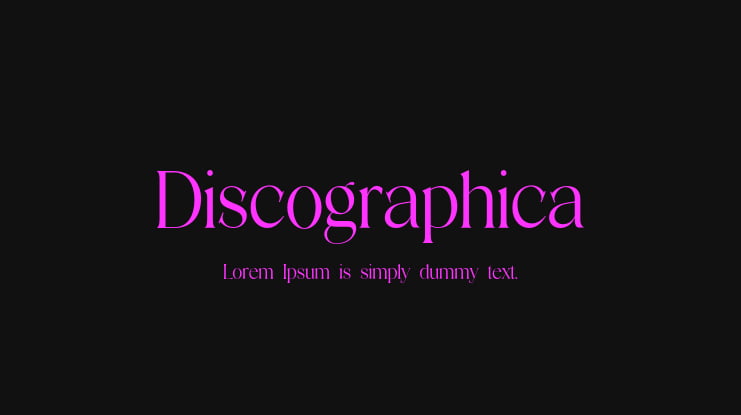 Discographica Font