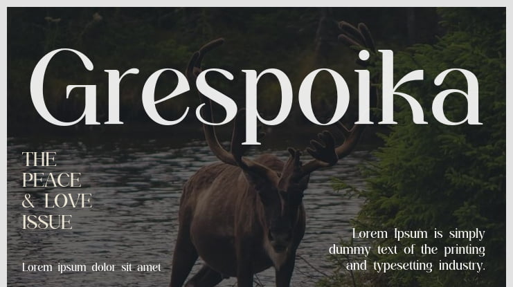 Grespoika Font