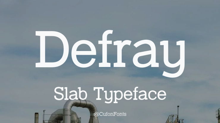 Defray Slab Font Family