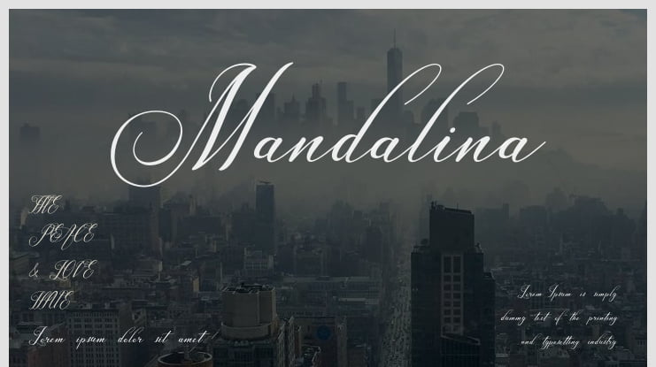 Mandalina Font