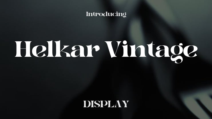 Helkar Vintage Font Family