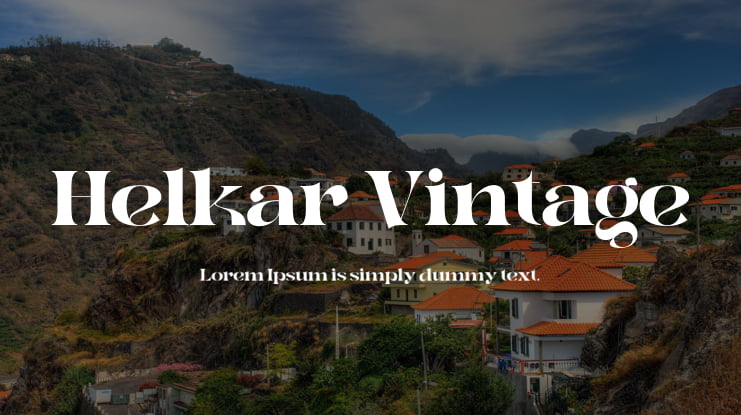 Helkar Vintage Font Family