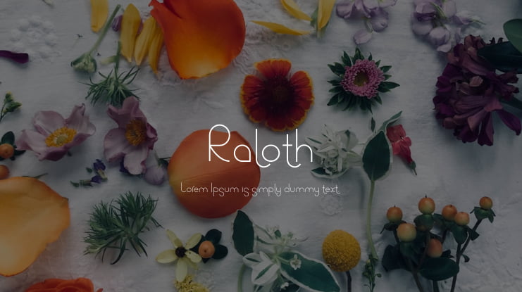 Raloth Font