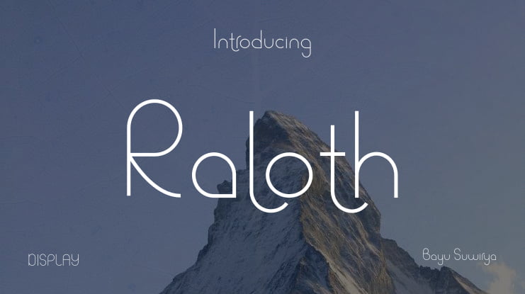 Raloth Font