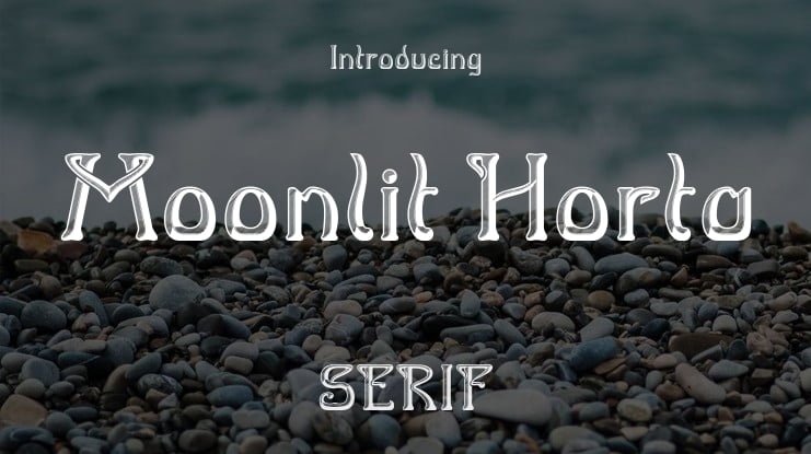 Moonlit Horta Font