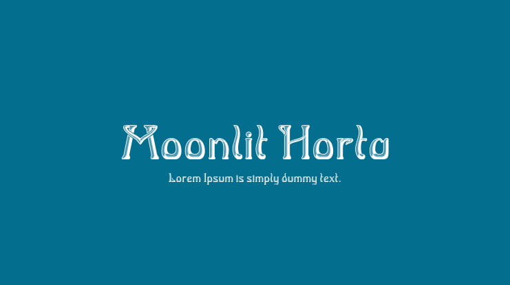 Moonlit Horta Font