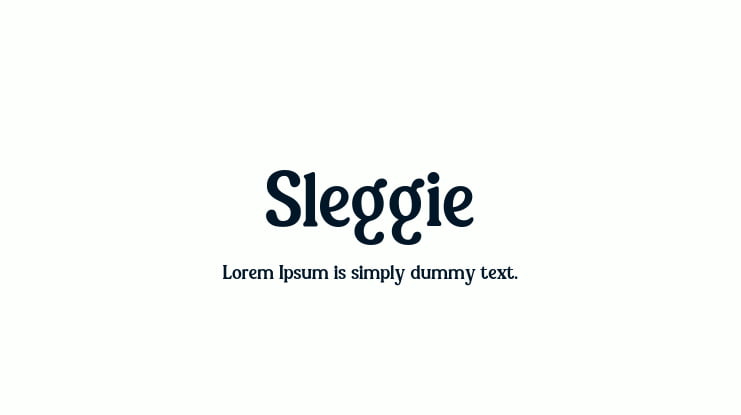 Sleggie Font