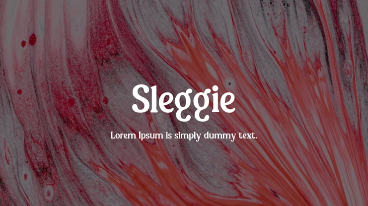 Sleggie Font