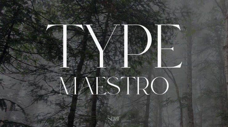 Type Maestro Font