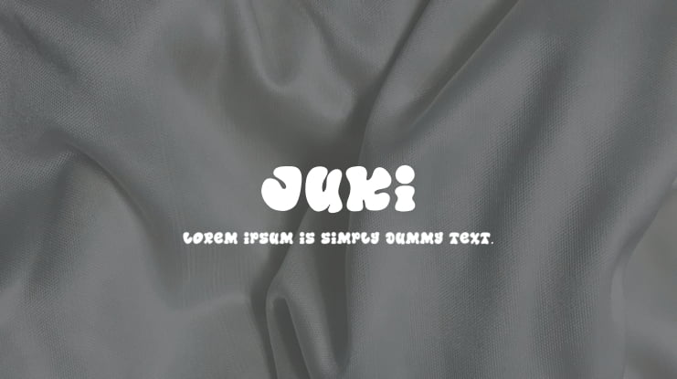 Juki Font