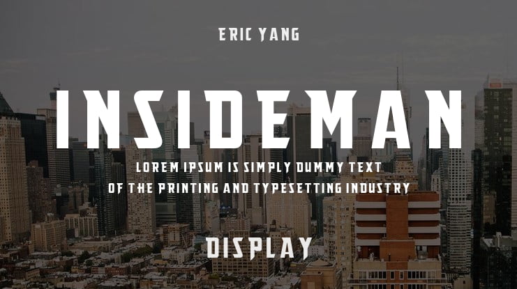 Insideman Font