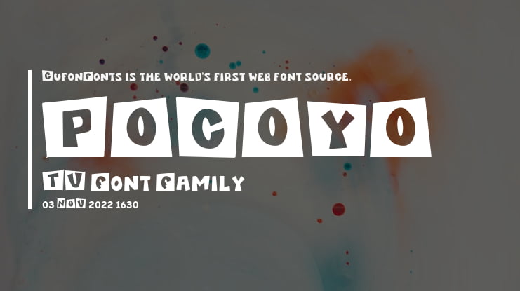 POCOYO TV Font