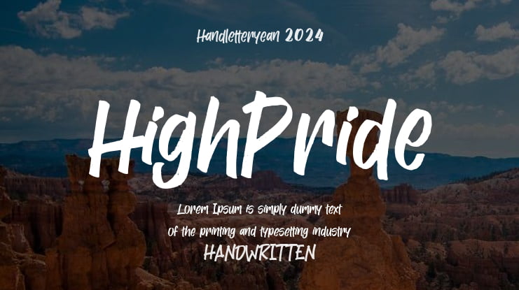 HighPride Font