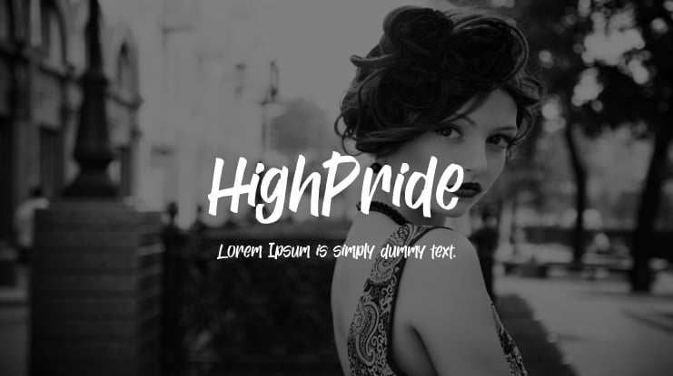 HighPride Font