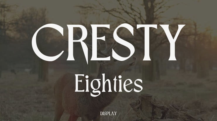 CRESTY Eighties Font Family