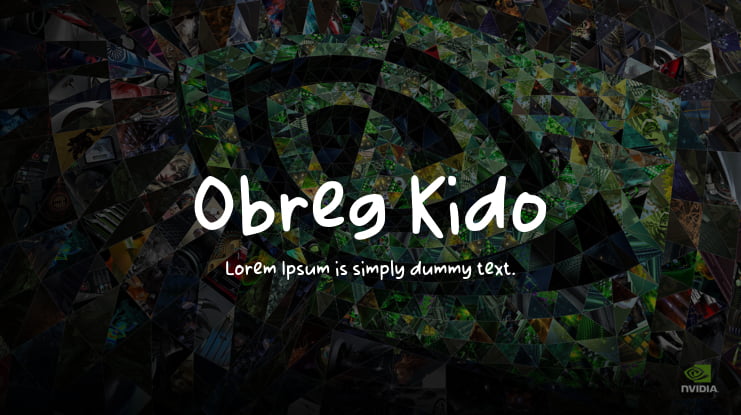 Obreg Kido Font