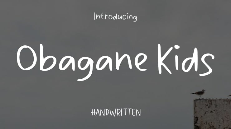 Obagane Kids Font