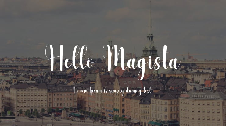 Hello Magista Font