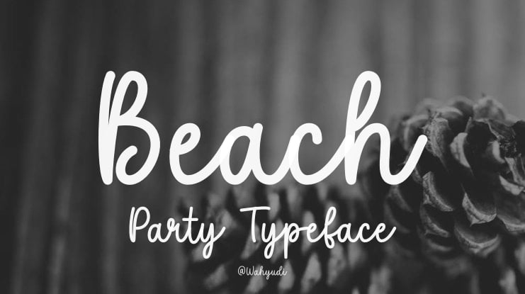 Beach Party Font