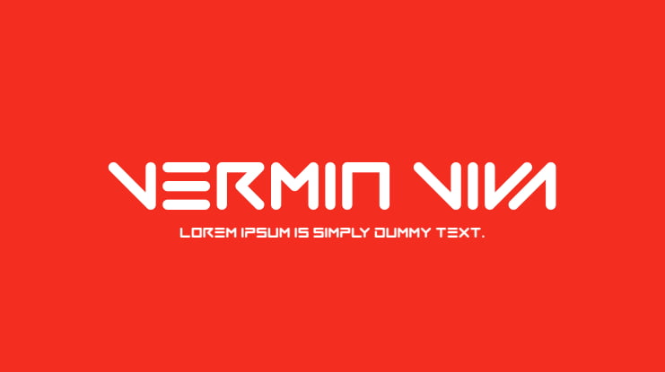 Vermin Viva Font