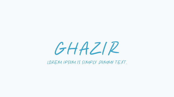 Ghazir Font