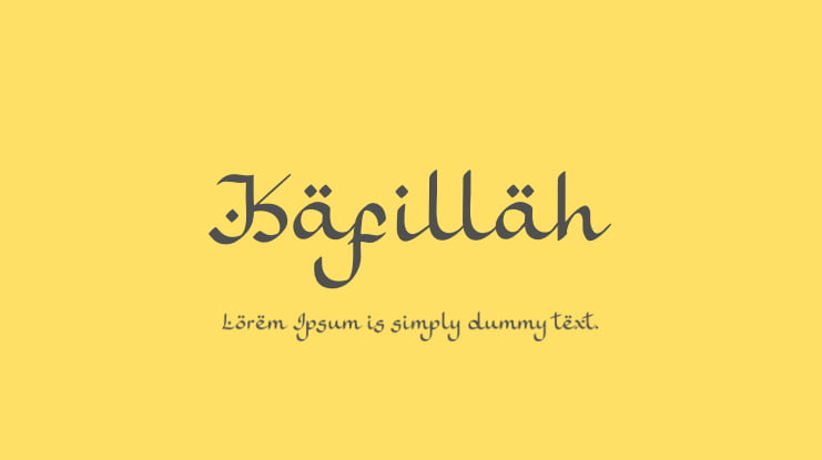 Kafillah Font