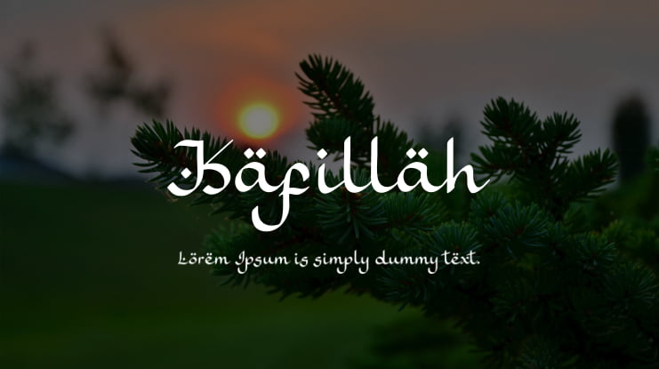 Kafillah Font