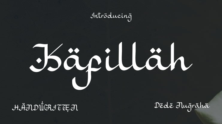 Kafillah Font