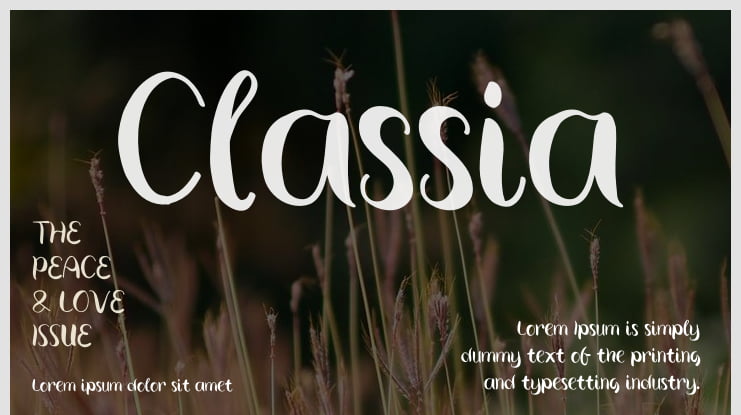 Classia Font