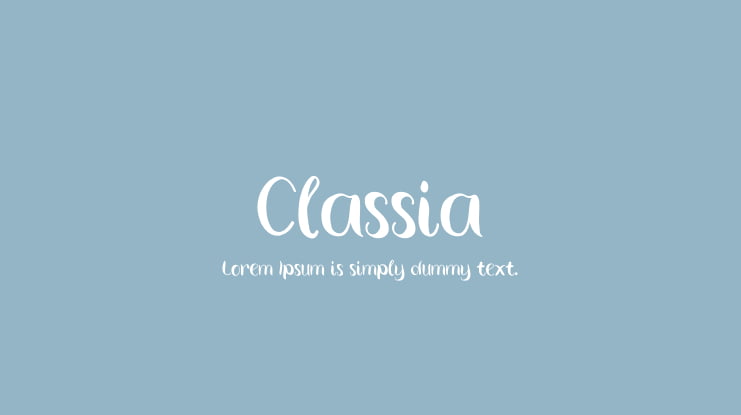 Classia Font