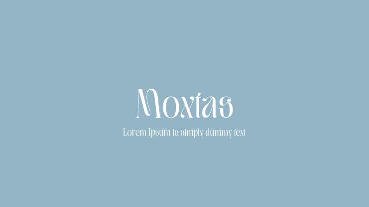 Moxtas Font Family