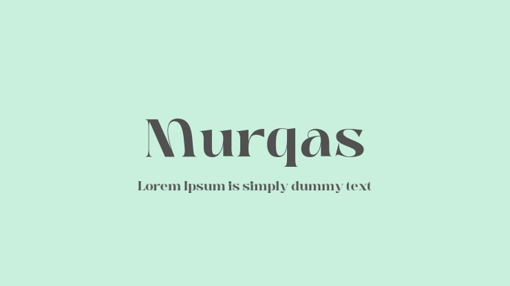 Murqas Font Family