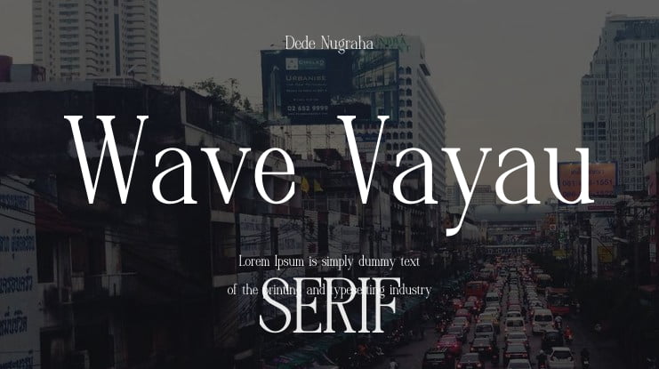 Wave Vayau Font