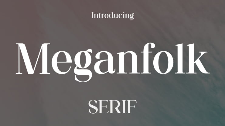 Meganfolk Font Family