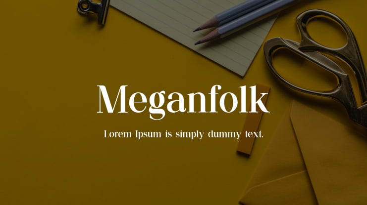 Meganfolk Font Family