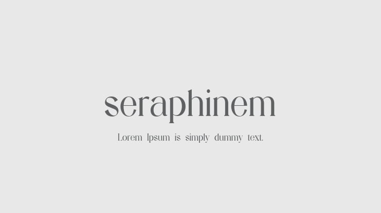 seraphinem Font