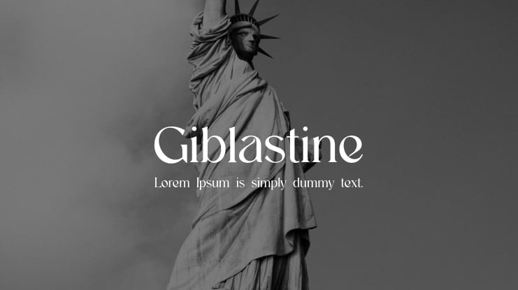 Giblastine Font