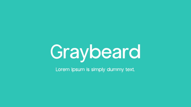 Graybeard Font Family