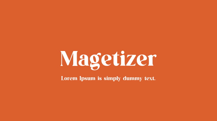 Magetizer Font