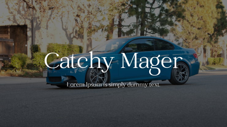 Catchy Mager Font