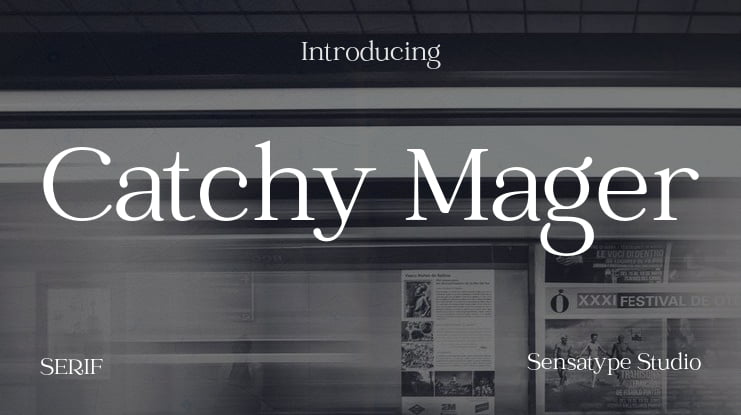 Catchy Mager Font