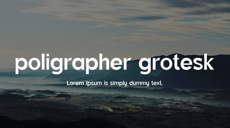 poligrapher grotesk Font Family