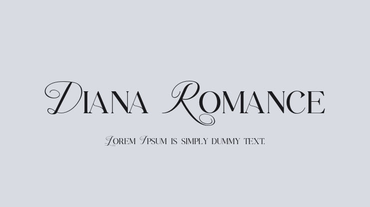 Diana Romance Font Family