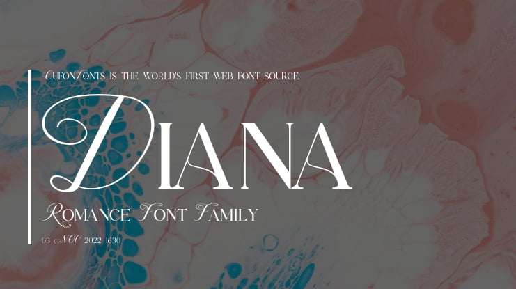 Diana Romance Font Family