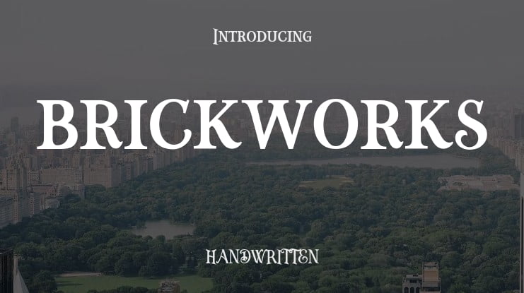 brickworks Font Family