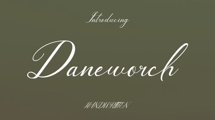 Daneworch Font