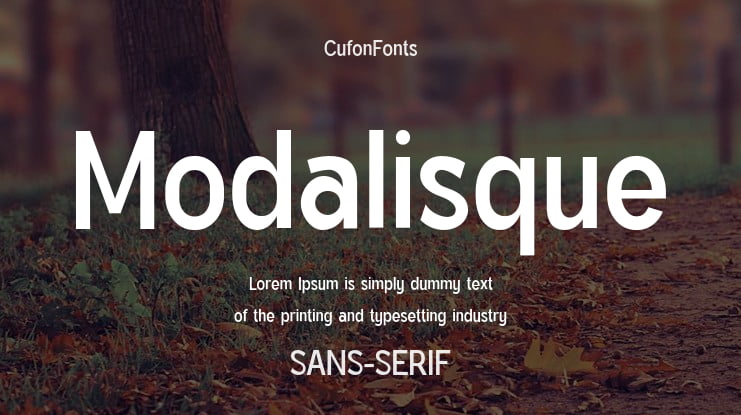 Modalisque Font Family